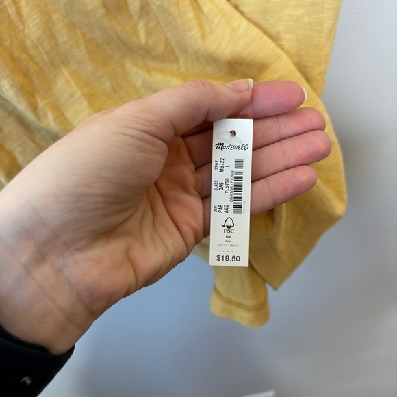 NWT Madewell Whisper Cotton Tee large - Picture 5 of 7